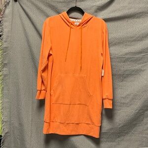 White Mark Orange Hoodie Sweatshirt
